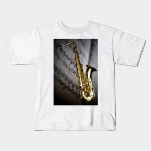 Saxophone - Sax - Musical Instrument Kids T-Shirt